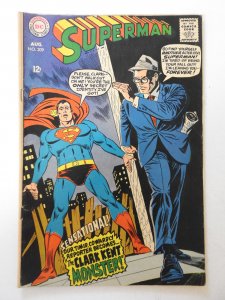 Superman #209 (1968) GD Condition see description