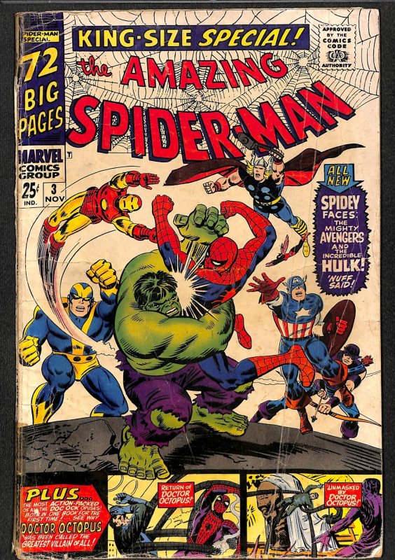 Amazing Spider-Man Annual #3 VG- 3.5