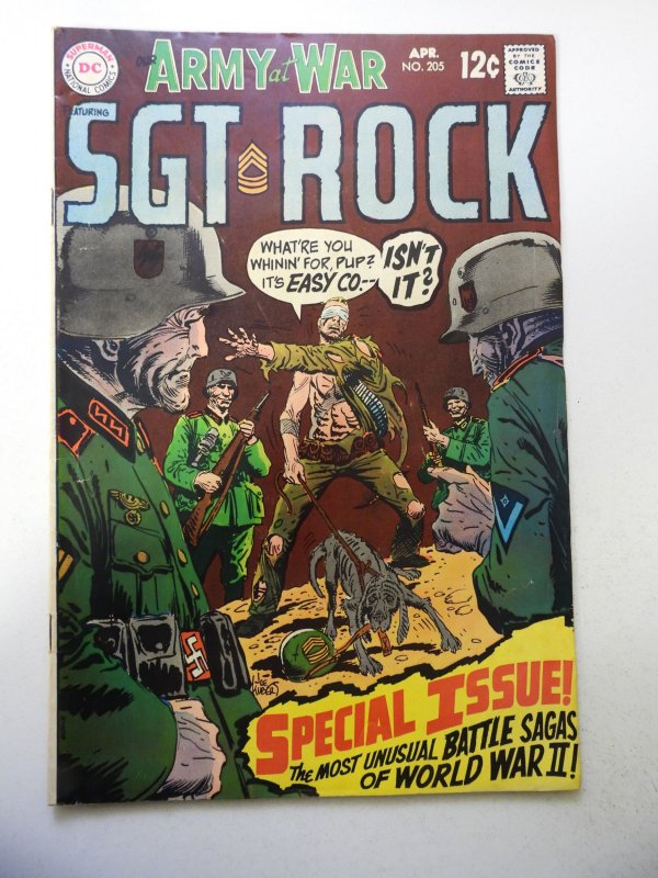 Our Army at War #205 (1969) VG+ Condition