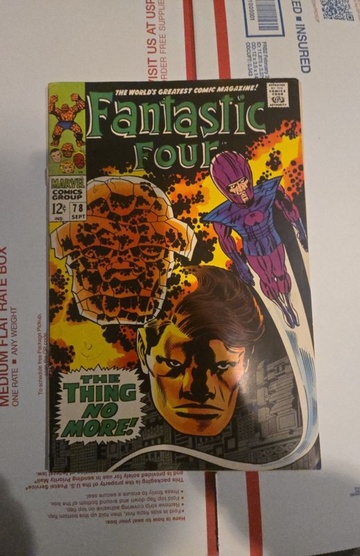 Fantastic Four #78 (1968)The thing no more
