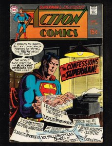 Action Comics #380 ~ Superman Confessions ~ 1969 (3.0) WH