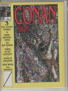 CONAN SAGA #2 VF+ A01259