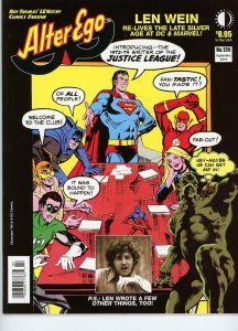 Alter Ego #135 (Magazine)  2015 Roy Thomas! Len Wein! JLA Cover by Giordano!