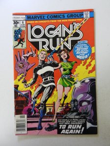 Logan's Run #6 (1977) 1st solo Thanos Story VF- condition
