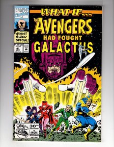 What If...? #41 (1992) The Avengers! Galactus! Wow !!!    / ECA1c