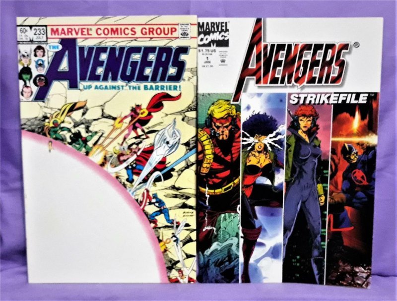 Secret Wars AVENGERS #233 and AVENGERS STRIKE FILE #1 (Marvel 1983 1994) 