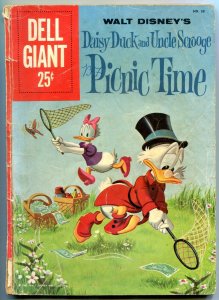 Daisy Duck And Uncle Scrooge Picnic Time Dell Giant #33 1960 G