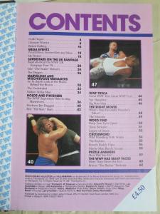 WWF Official Annual 1991 Titansports Feat. UK Rampage Tour Hulk Hogan ++