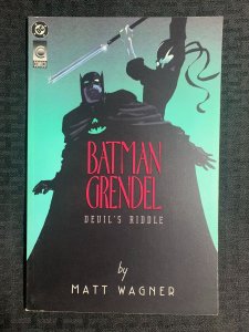 1993 BATMAN GRENDEL Devil's Riddle Book 1 VF 8.0 1st DC Comics / Matt Wagner