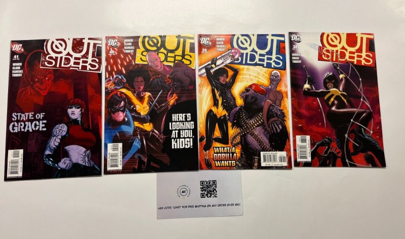 4 Outsiders DC Comics Books #38 39 40 41 Winick Thibert 15 JW13