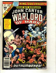 12 John Carter Marvel Comics # 1 3 4 5 6 7 8 9 11 12 13 Annual 2  WS6