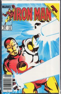 Iron Man #197 Newsstand Edition (1985) Iron Man