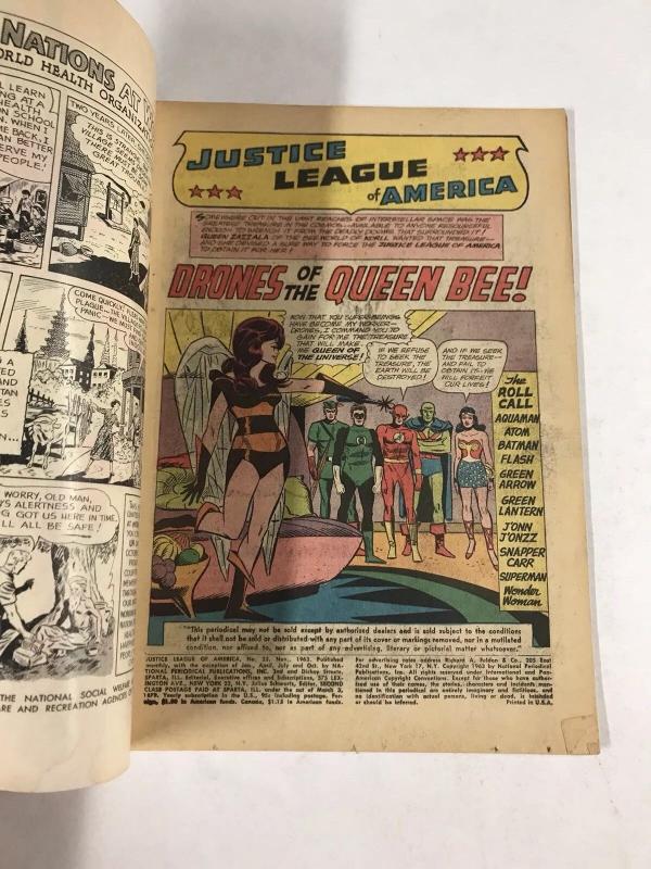 Justice League Of America 23 2.5 Gd+ Good+ Dc Silver Age