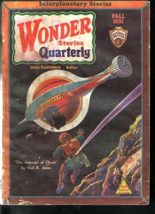 WONDER STORIES QUARTERLY 1931 FALL-FRANK R PAUL ART G