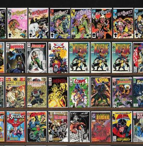 Huge Lot 150+ Comics with Elfquest, Classic X-Men, The Defenders & More!