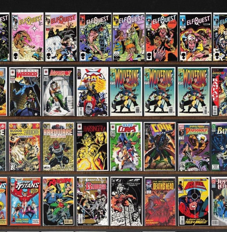 Huge Lot 150+ Comics with Elfquest, Classic X-Men, The Defenders & More!