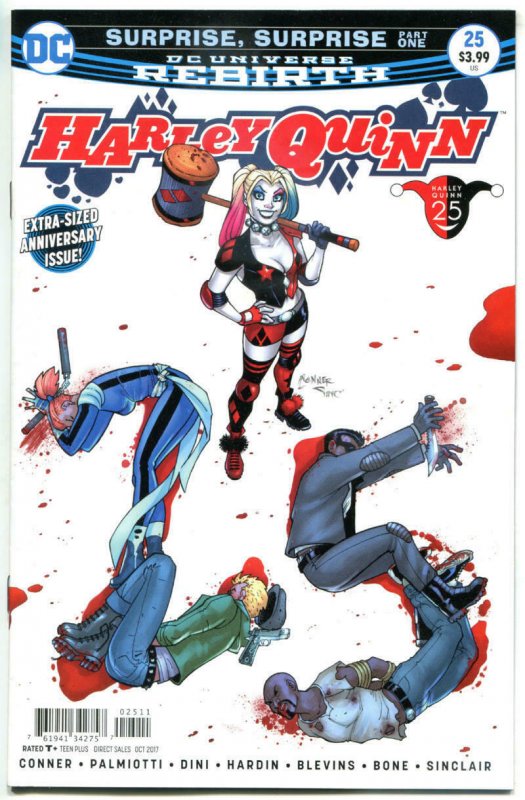 HARLEY QUINN #25, NM, Rebirth, Amanda Conner, Palmiotti, 2016 2017  A