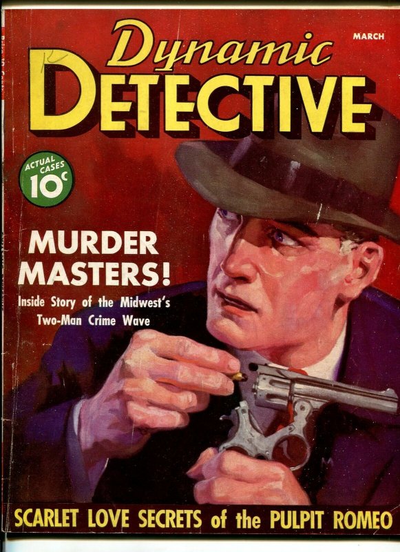 Dynamic Detective Magazine #1 March 1937- Phantom Slashers of the Subway