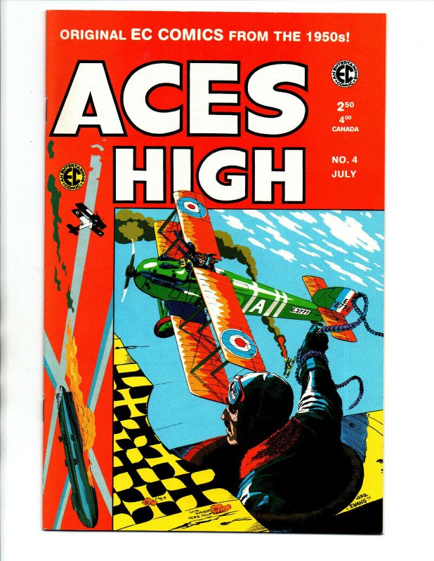 Aces High #1 3 4 & 5 - War - EC Comics - 1950s reprint - 1999 - NM