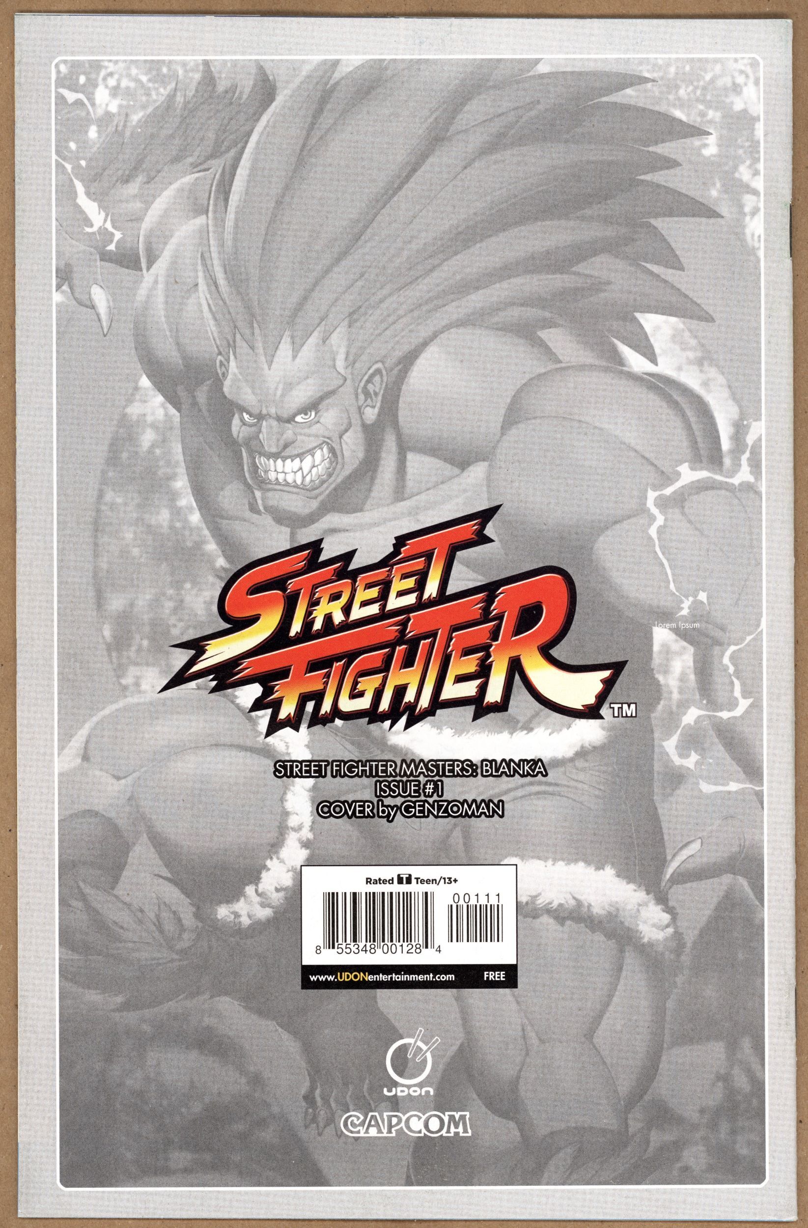 STREET FIGHTER MASTERS: BLANKA (review) - World Comic Book Review