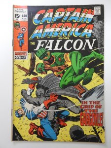 Captain America #140 (1971) vs The Grey Gargoyle! VG- Condition!