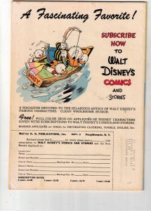 Walt Disney's Comics and Stories #119 (1950) Train Travel Cover VG+ Mick...