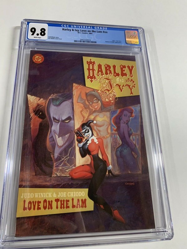 Batman: Harley And Ivy Love On The Lam 1 Nn Cgc 9.8 White Pages Dc Comics