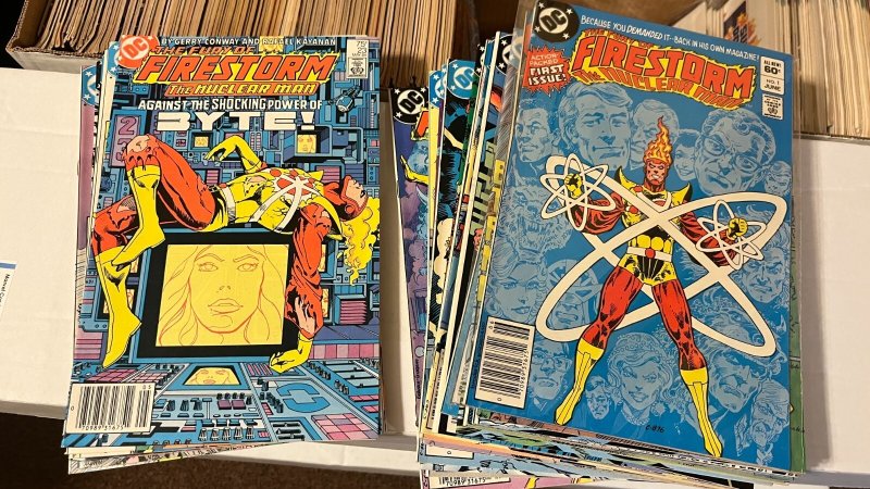 Firestorm the Nuclear Man Lot, Complete Series Set w/#s 1-100, 1982