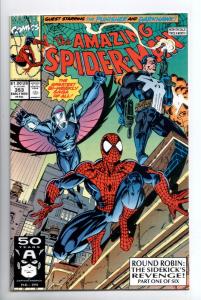 Amazing Spider-Man #353 - Punisher / Darkhawk (Marvel, 1991) NM-