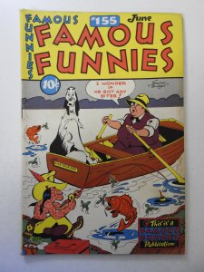 Famous Funnies #155 (1947) GD+ Condition moisture stain, centerfold detached