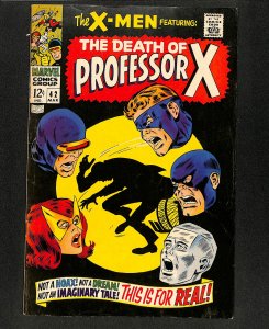 X-Men #42 Death of Professor X! Origin of Cyclops!