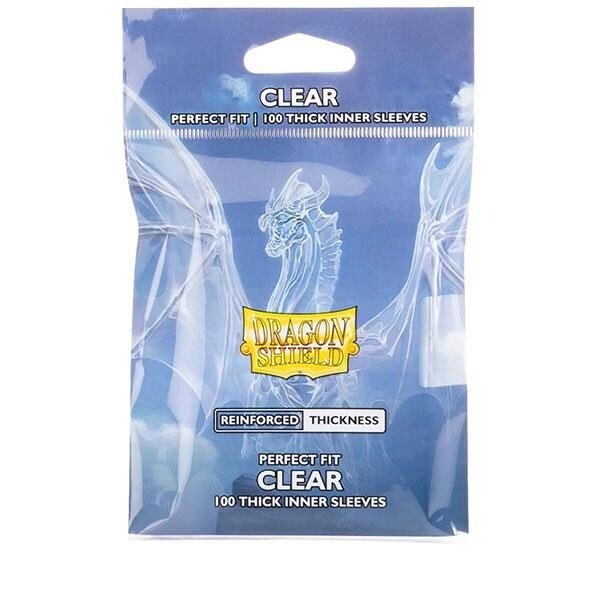 Dragon Shield Sleeves: Perfect Fit Standard Thick Inner Sleeves Clear (100 ct.)