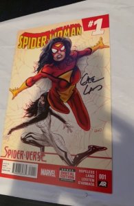 Spider-Woman #1 (2015) signed by artist Greg land