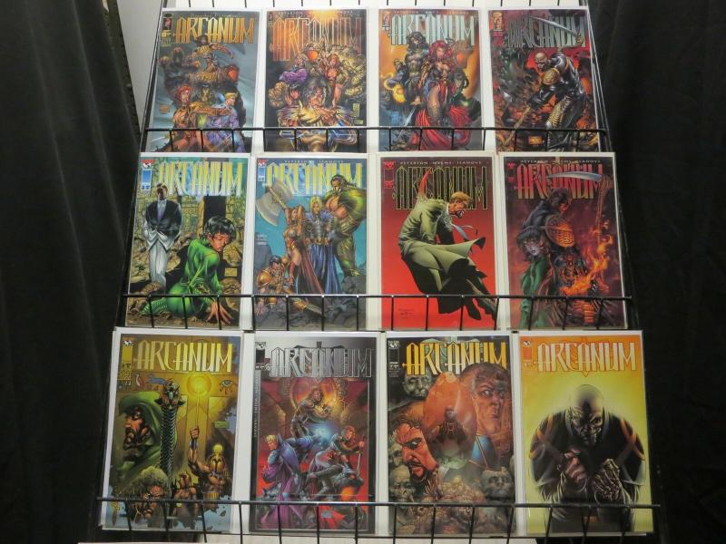 ARCANUM (1997 IM/TOP COW) 1,1A,2-4,4A,5-8  COMPLETE +