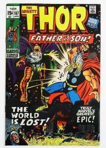 Thor (1966 series)  #187, Fine+ (Actual scan)