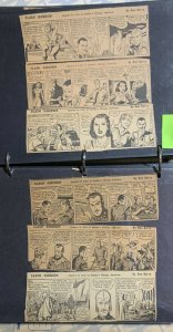 1960's FLASH GORDON 7.5x2.5 Daily Clipped Comic Strips LOT C of 72 VG/FN 5.0