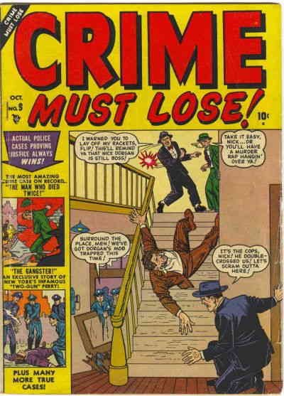 Crime Must Lose #9 VG ; Marvel | low grade comic