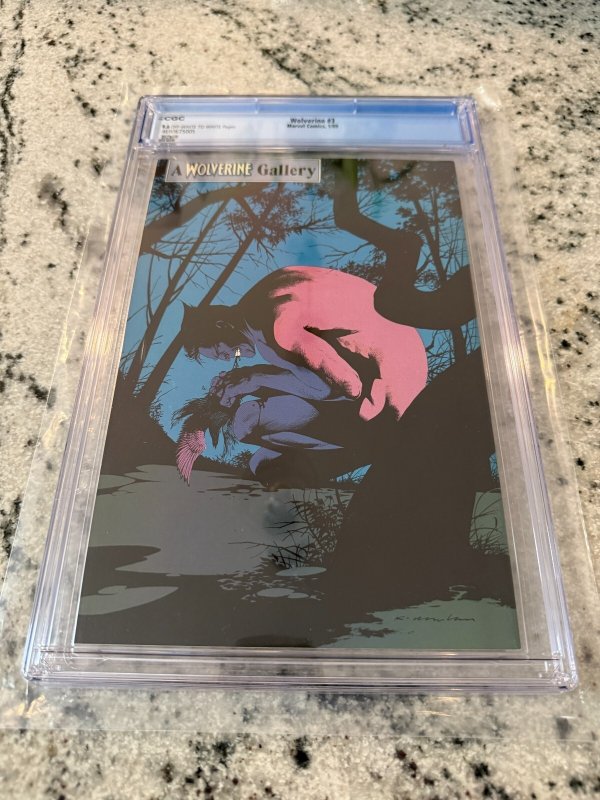 Wolverine # 3 CGC Graded 9.6 Marvel Comic Book Hulk Silver Samurai X-Men JH24