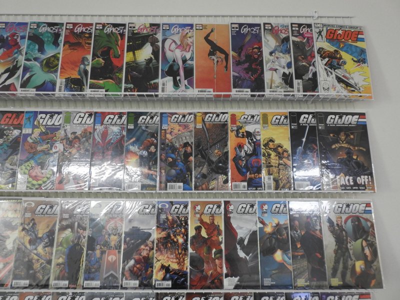 Huge Lot 130+ Comics W/ G.I. Joe, Wonder Woman, Ghost Spider, +More! Avg VF+