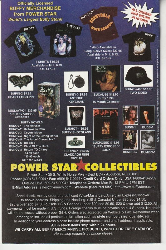 Buffy The Vampire Slayer(1998) # 4(Photo Variant) The Demon From a Frozen Hell !