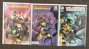 Wolverines And Deadpools #1,2,3 NM Set 2025 Wolverine/Deadpool