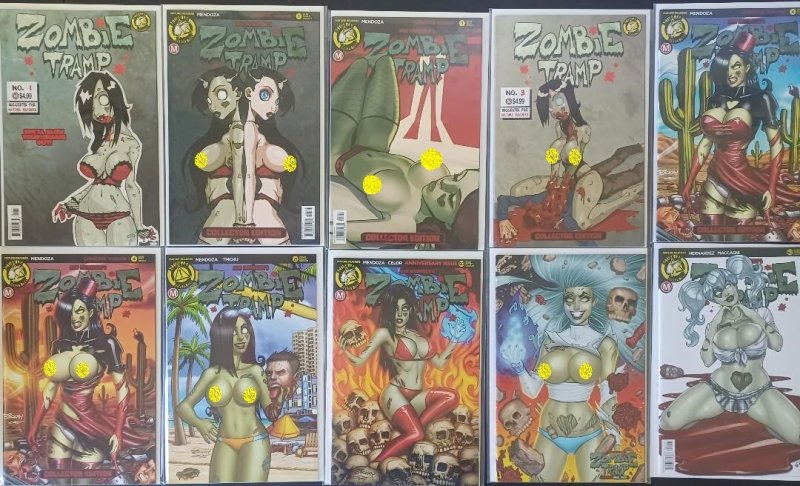 Zombie Tramp Lot of 10 Artist & Risque Variant Cover Editions !!!  NM