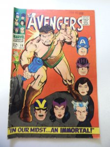 The Avengers #38 (1967) VG Condition date stamp fc