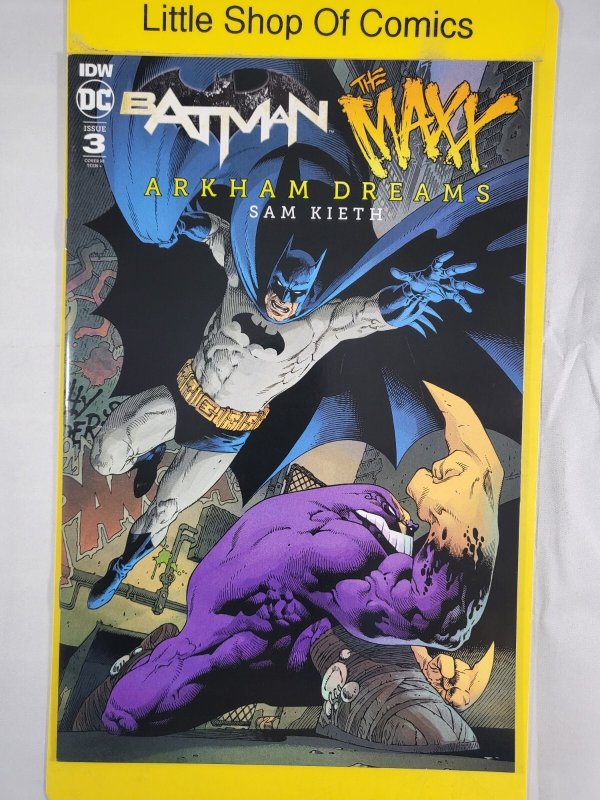 Batman The Maxx Arkham Dreams #3 Gabriel Rodriquez 1:10 Variant 2018 Sam Keith