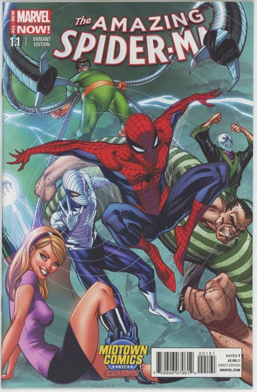 Amazing Spider Man # (2014)  NM+ *Campbell Midtown Variant* |  Comic Books - Modern Age, Marvel, Spider-Man, Superhero / HipComic