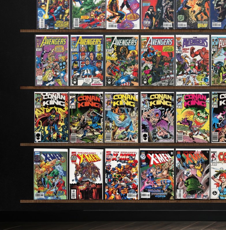 Huge Lot 140+ Comics with Mutant X, The Avengers, Conan The King & More!