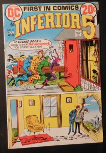 The Inferior Five #12 (1972) Orlando  Cover & Art Last Issue