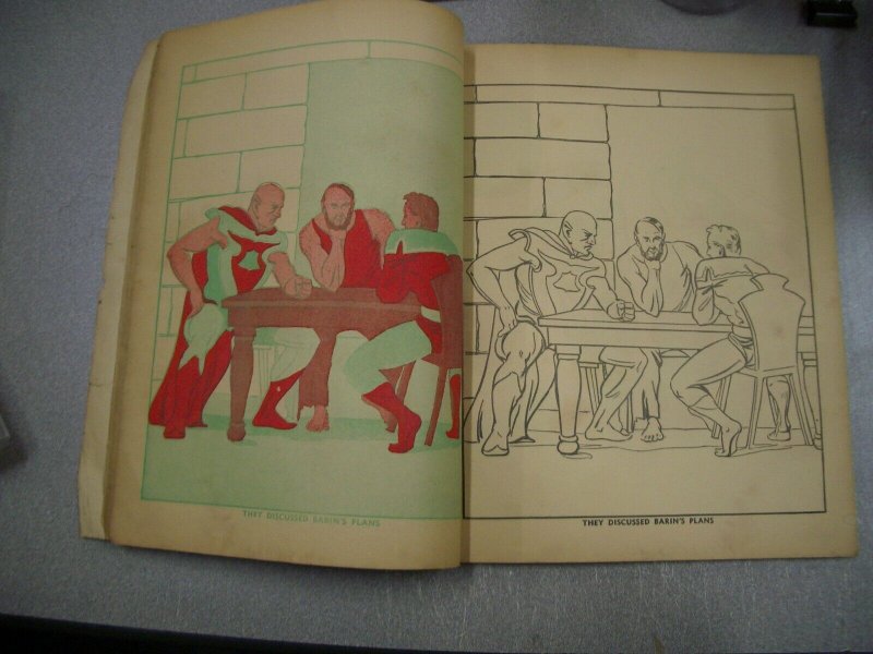 FLASH GORDON PAINT BOOK 1936 WHITMAN MING THE MERCILESS G 