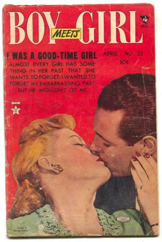 Boy Meets Girl #22 1952- I Was A Good Time Girl G/VG