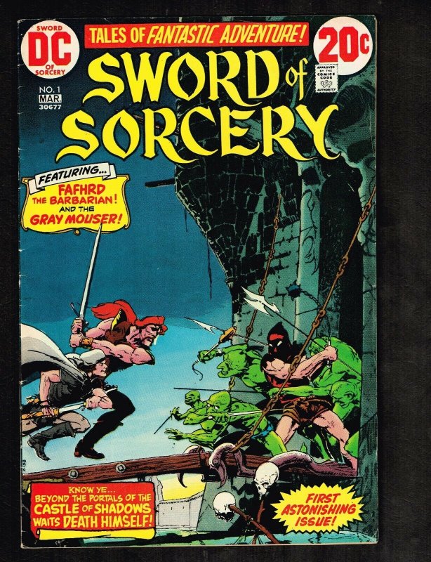 Sword of Sorcery #1 ~ DC Tales of Fantastic Adventure ~ 1973 (7.0) WH 